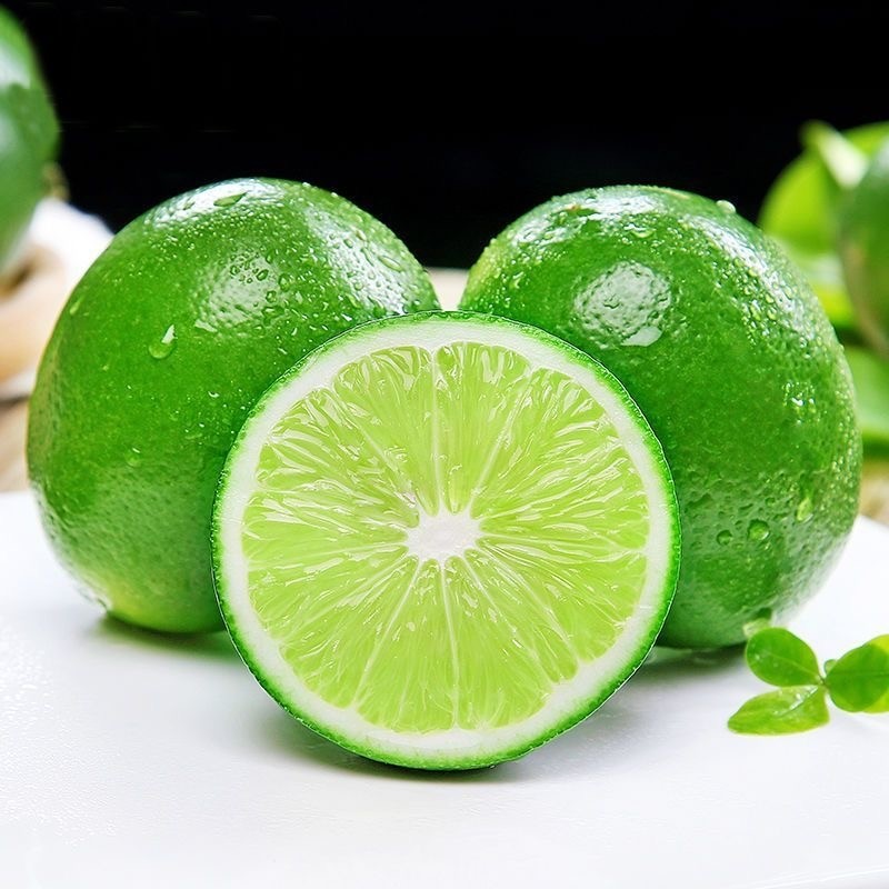 塔希提柠檬新鲜青柠檬1斤/2斤/3斤单果50-80g