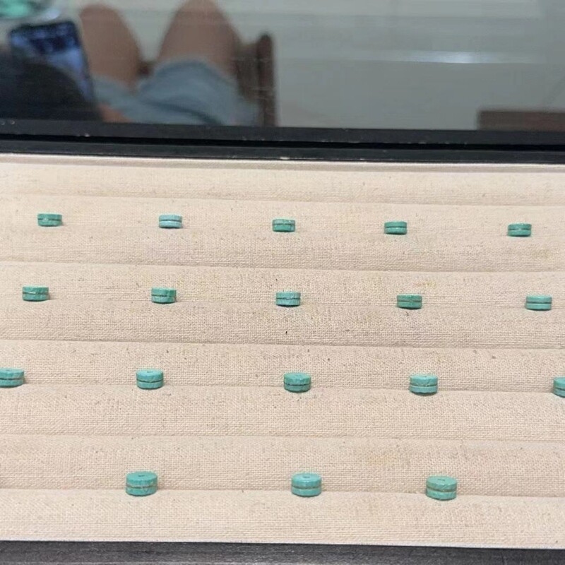 新款菱镁矿镶嵌搓金隔片文玩配件手工diy手串手链时尚饰品配饰