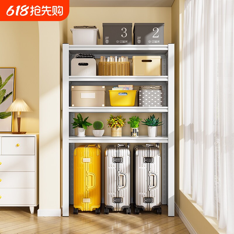 河南制碳钢高脚铁架家用多层置物架 可移动仓储货架适用厨房行李