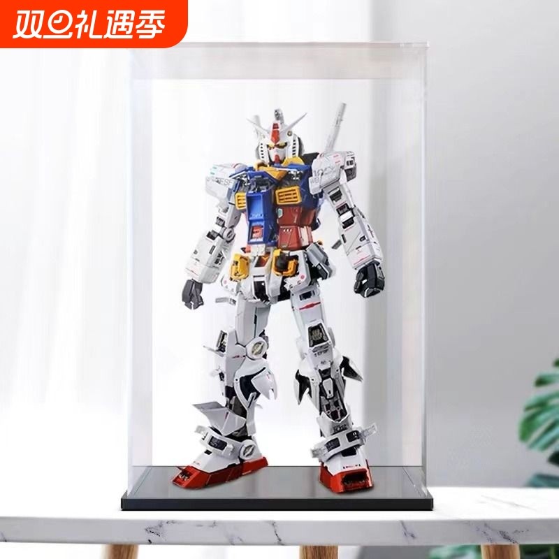 透明亚克力展示盒动漫周边模型积木盲盒手办防尘罩陈列收纳盒底座