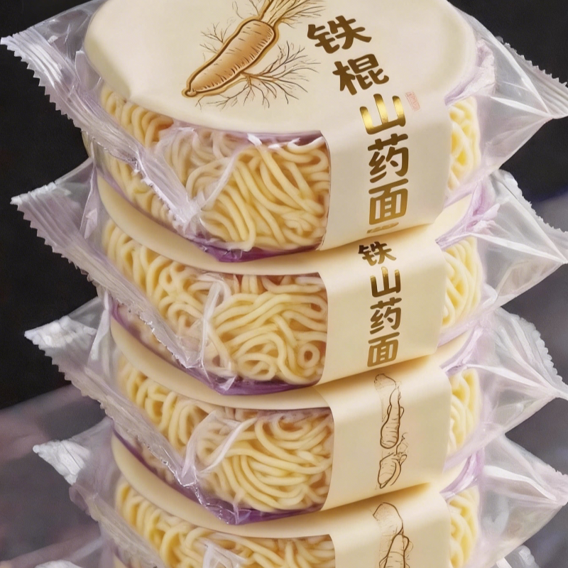 农科院铁棍山药方便面非油炸营养泡面孕妇面条旗舰店袋装炒面面饼图片