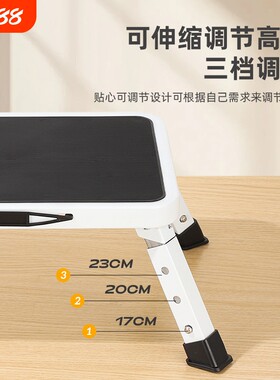 工厂批发一步防滑踏凳碳钢洗车凳加厚折叠凳迷你登高梯凳伸缩梯子