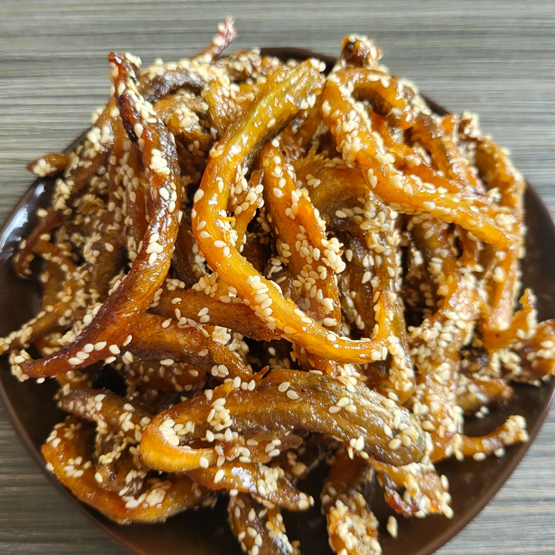 甜辣龙头鱼干500g蜜汁海龙鱼黄花鱼海鲜小零食麻辣小鱼仔鱼片250g