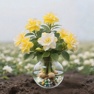 水培栀子花种球盆栽好养室内外四季可种耐寒热花卉植物多规格
