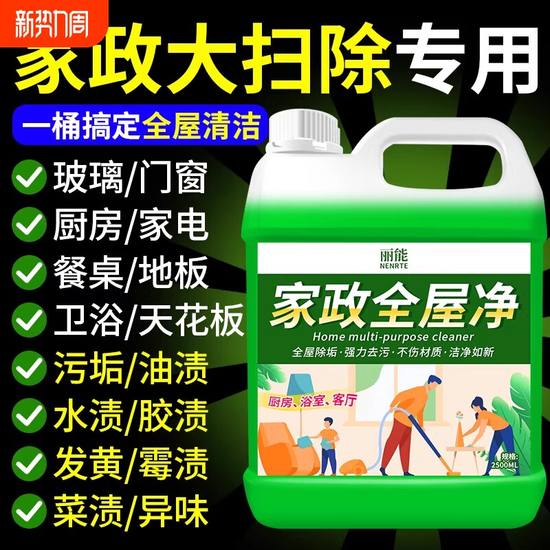 多功能清洁剂强力去污神器厨房玻璃清洗剂保洁大扫除家用工具瓷砖