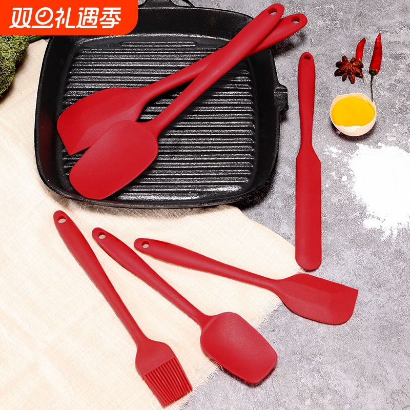 一体式硅胶刮刀 耐高温铲子蛋糕奶油抹刀烘焙工具铲刮板烘焙工具