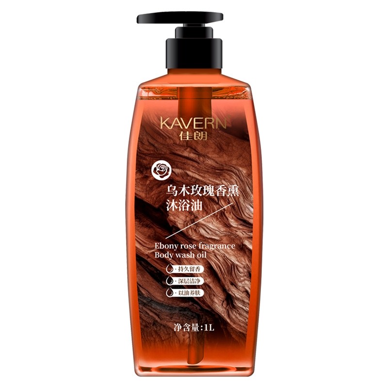 【一洗即香 嫩滑保湿】乌木玫瑰 沐浴油1000ml