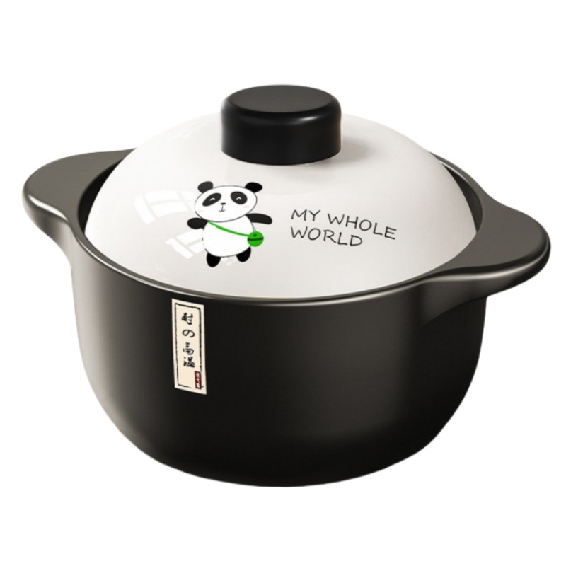 【超大容量】耐热干烧不裂熊猫砂锅多规格