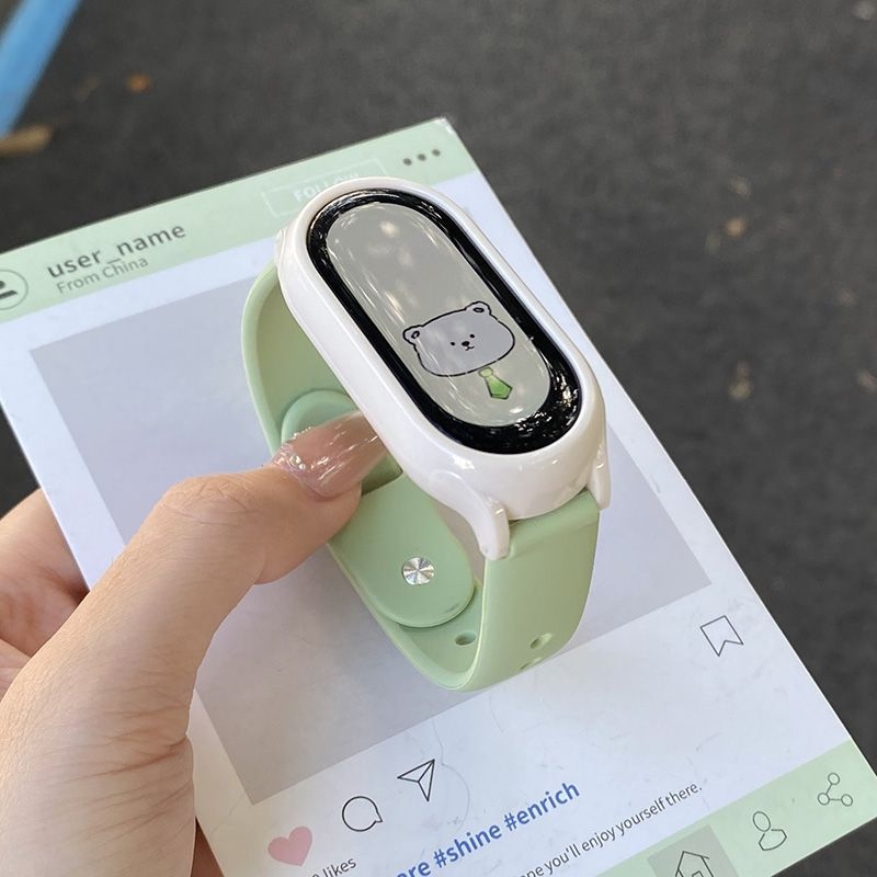 苹带手环反扣硅胶表带