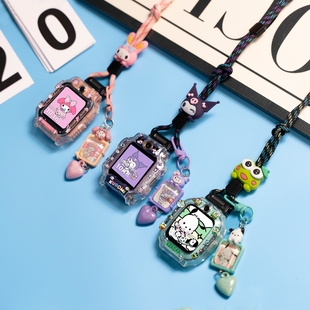 Z10 Z6a 适用于小天才电话手表挂绳Z11 Q1S Y03 卡通吊坠防丢绳配件 Z5a立体防摔保护壳D2