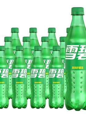 雪碧500ml*24瓶/碳酸饮料夏日解暑Sprite汽水瓶装柠檬