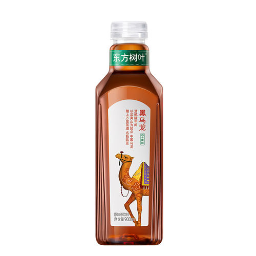 黑乌龙茶东方树叶饮料罐装900ml*6瓶乌龙茶农夫山泉茶饮普洱花茶