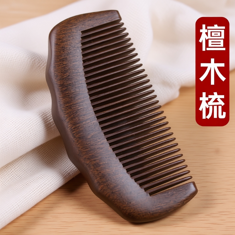 金丝檀木养发梳|超9000次加购