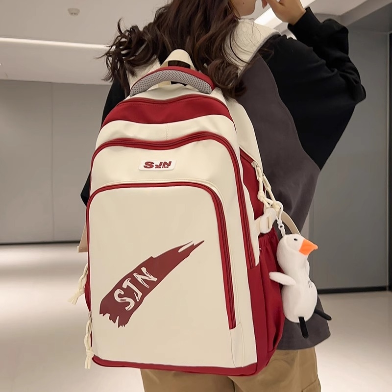 轻便旅行学生书包初高中大学生大容量背包护脊减负双肩包