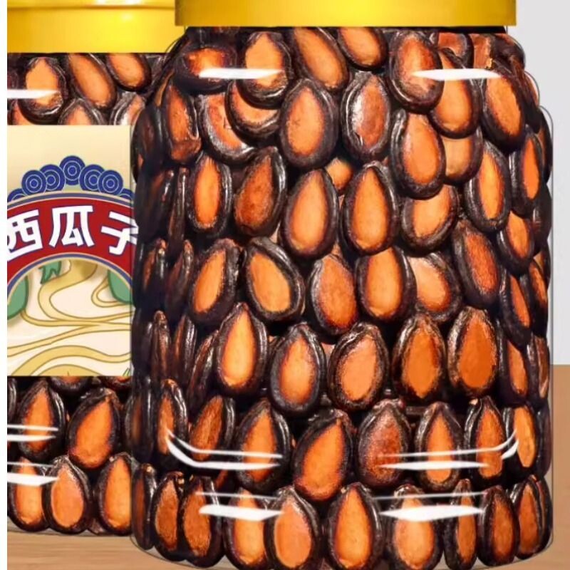 大片西瓜子500g大颗粒话梅味西瓜籽罐装黑瓜子仁零食坚果炒货食品