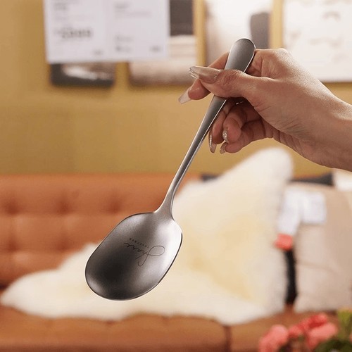 【好物推荐】轻奢日韩风雪花勺不锈钢西瓜勺公勺分菜勺大汤勺分餐