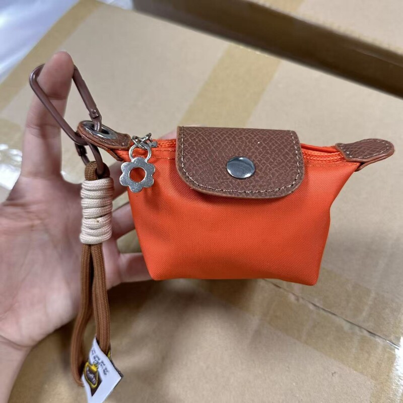 时尚小众迷你尼龙饺子小包包复古收纳口红耳机银币钥匙扣零钱包