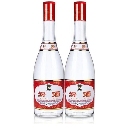 汾酒 红盖玻汾清香型纯良白酒42度475ml*2瓶