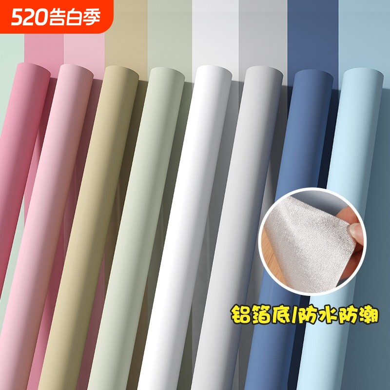 墙纸自粘防水防潮壁纸家用房间卧室宿舍出租房墙面背景墙壁墙贴纸