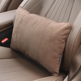 适用于汽车迈巴赫腰靠奔驰S级靠垫护腰车用四季 腰枕宝马奥迪护腰