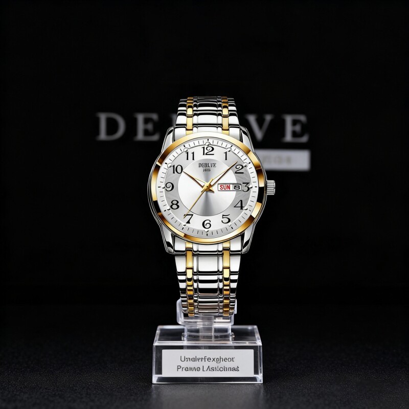 男款手表防水石英腕表高级感男士全自动非机械表正品名牌钢带商务