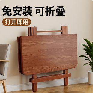 可折叠餐桌便携式夜市摆摊四方桌家用小户型出租房饭桌宿舍写作业