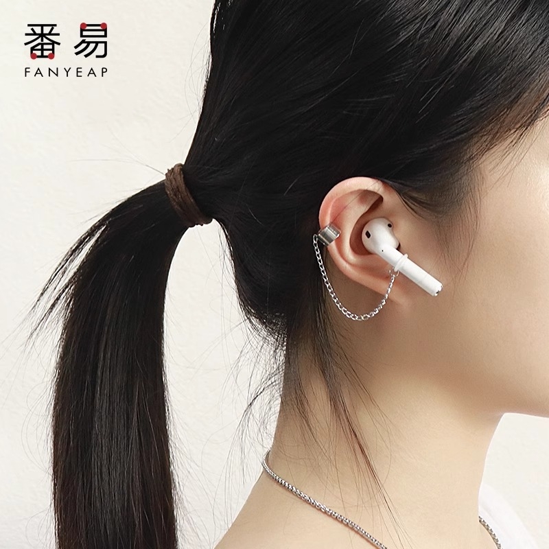 耳夹/防掉A1pn0-无线蓝牙耳骨夹耳钉耳挂耳饰创意简约男女