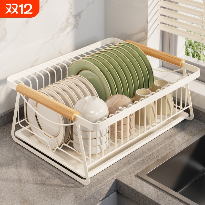 多功能碗碟沥水收纳架分格碗碟