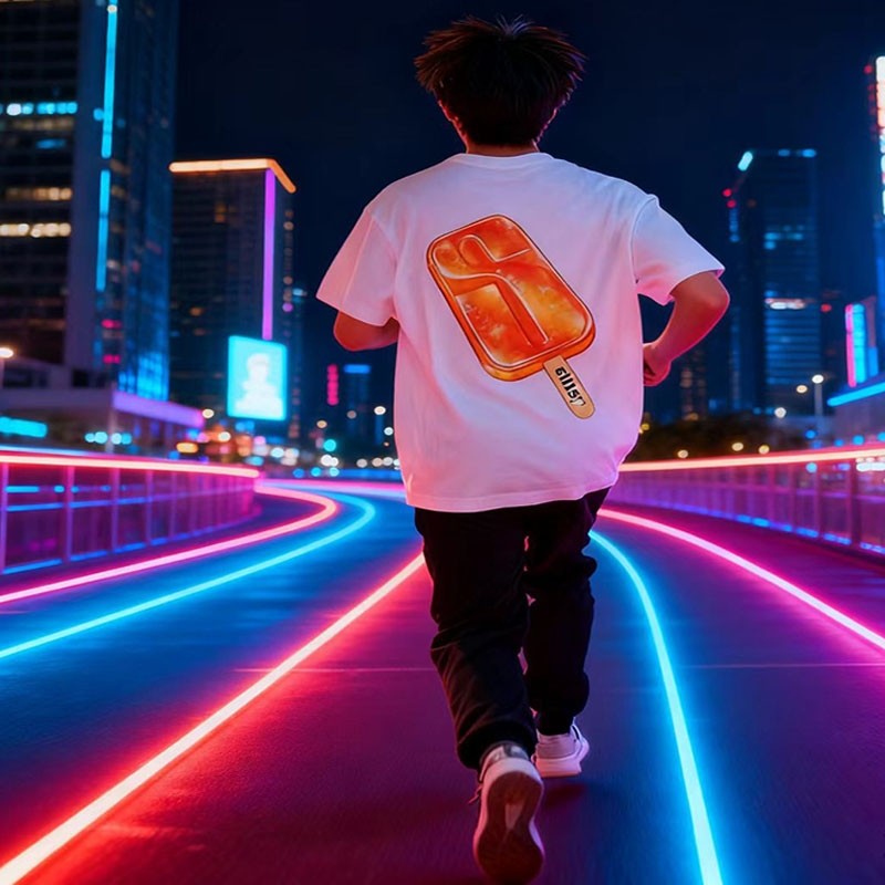 2025新款童装STU基础款字母打底衫短袖男经典宽松T恤女情侣装潮牌,运动服/休闲服装,运动T恤,淘宝优惠券,粉丝福利购,淘宝优惠卷