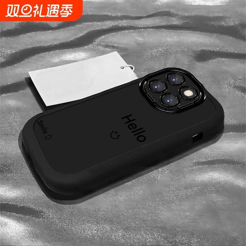 简约英文适用小米14pro手机壳小米13pro新款红米k70女款个性k60e硅胶note13pro防摔k50软壳note12全包保护套