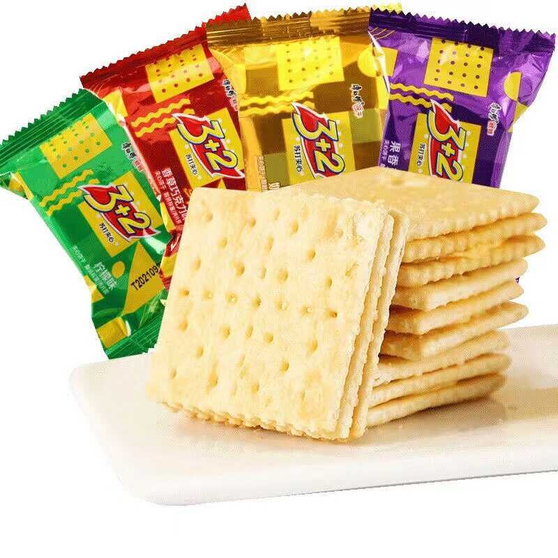 康师傅32苏打夹心饼干混合口味散装爆款解馋零食休闲小吃柠檬味