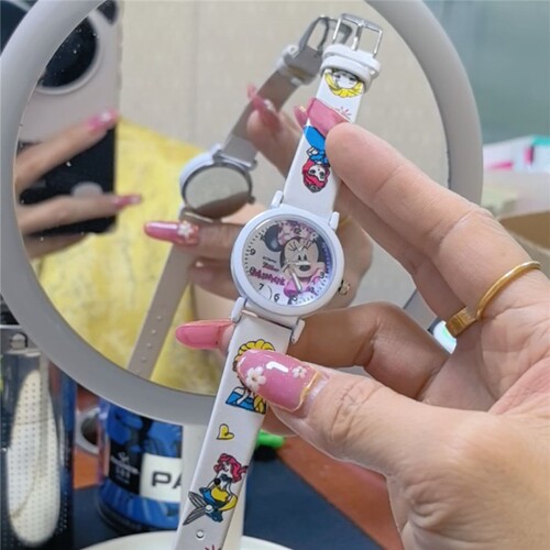 儿童手表女孩女童初中小幼儿园防水防摔可爱卡通六一儿童礼物