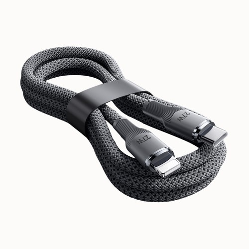 适用苹果iphone乌金pd27W数据线黑色1米单条装充电线