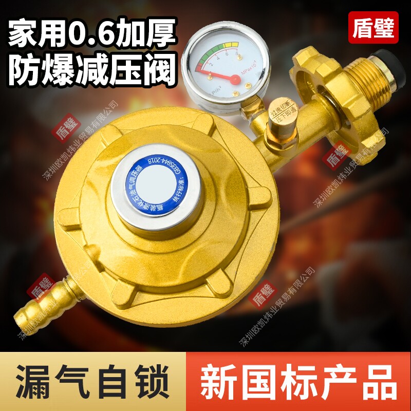 新国标0.6燃气阀门煤气罐安全阀自动关闭防爆过流漏气自闭减压阀