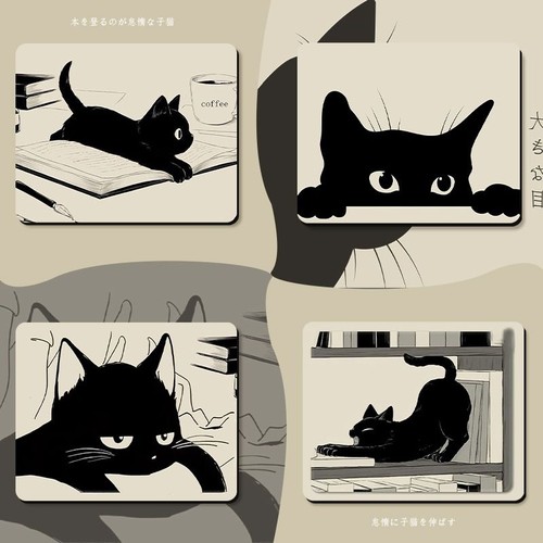 米诺奇橡胶防滑耐磨鼠标垫可爱