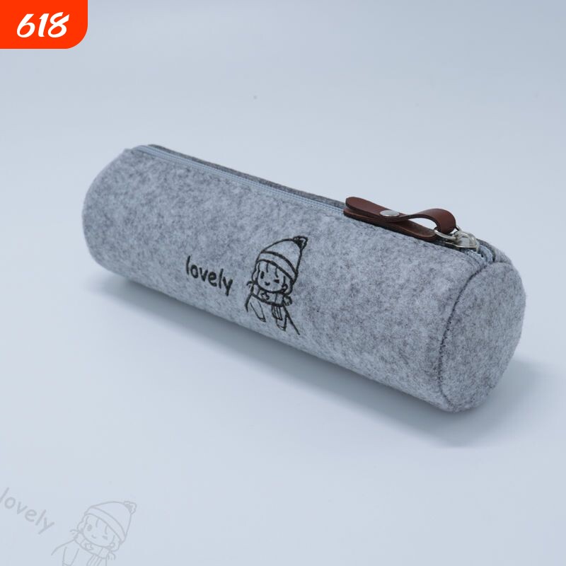 可爱笔袋ins日系女生韩版简约小学生初中生笔袋文具大容量铅笔袋