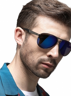 8005太阳镜批发弹簧腿偏光太阳镜经典蛤蟆镜驾驶镜男士眼镜XY069