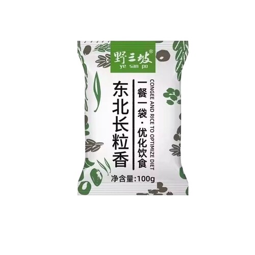 野三坡东北长粒香大米