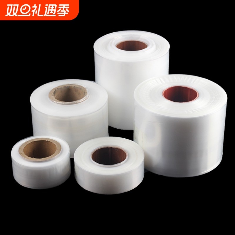 pe筒膜直通袋塑料透明包装平口防尘桶料鱼竿布匹收纳卷膜高压批发