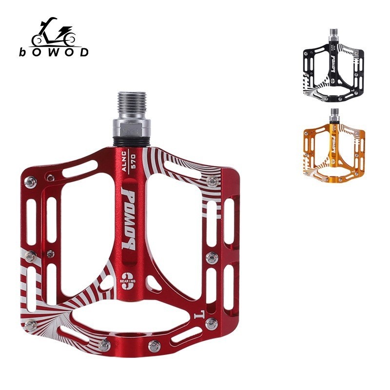 山地自行车3培林脚踏板 越野车轴承防滑超轻铝合金越野培林脚踏板