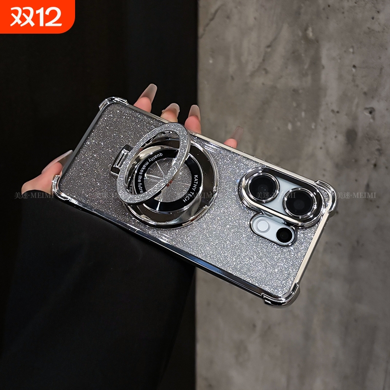 新款支架适用vivos30手机壳闪粉s20透明S30Pro mini高级感s19pro镜头全包s17气囊s15硅胶s16男s9女s10简约s12