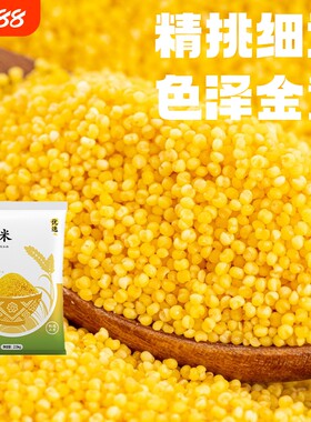 山西黄小米营养早餐养小米粥粗粮胃原料好小米食用年货节熬粥杂粮