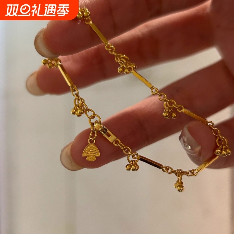 新中式硕果累累小金鱼手链复古轻奢时尚休闲百搭高级感精致手饰品