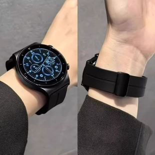 gt6 gt2表带pro运动手表小米s4通用fit3 gt4华为表带磁吸硅胶watch5 3华为gt3 fit4防水替换带 适用gt5