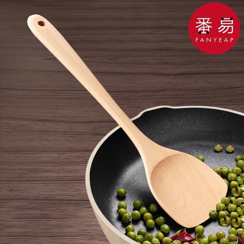 锅铲/木A1pf0-鸡翅木不粘锅长柄厨房家用锅铲搅拌耐高温炒菜