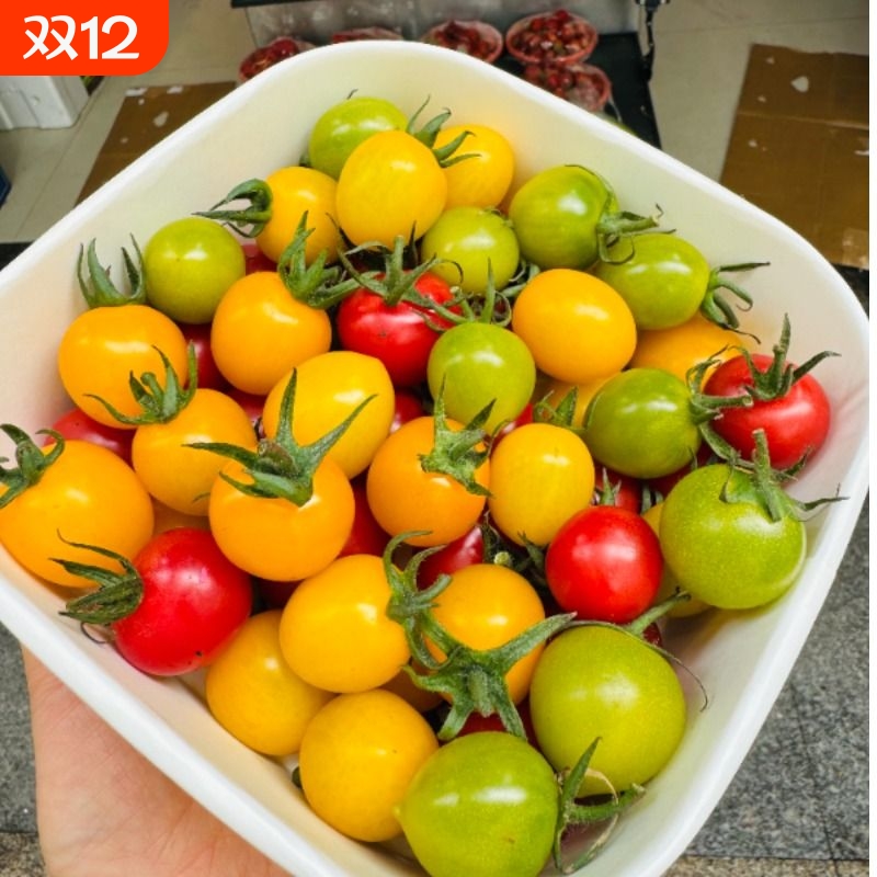 正方形牛皮纸高颜值水果打包盒