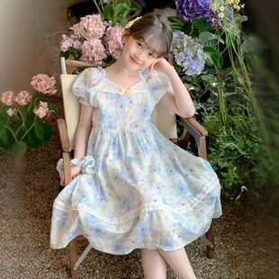 2025新款 女童连衣裙夏季 儿童甜美清新中小童公主裙