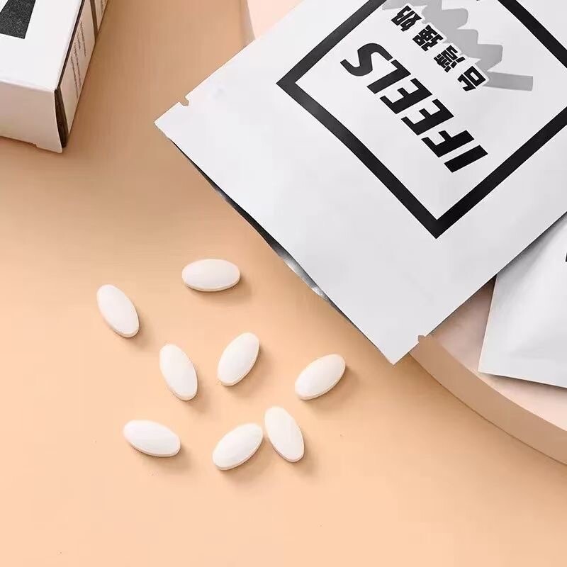 台湾强奶压片糖果蜜桃加强版小红书微商同款正品IFEELS奶片饱腹图片
