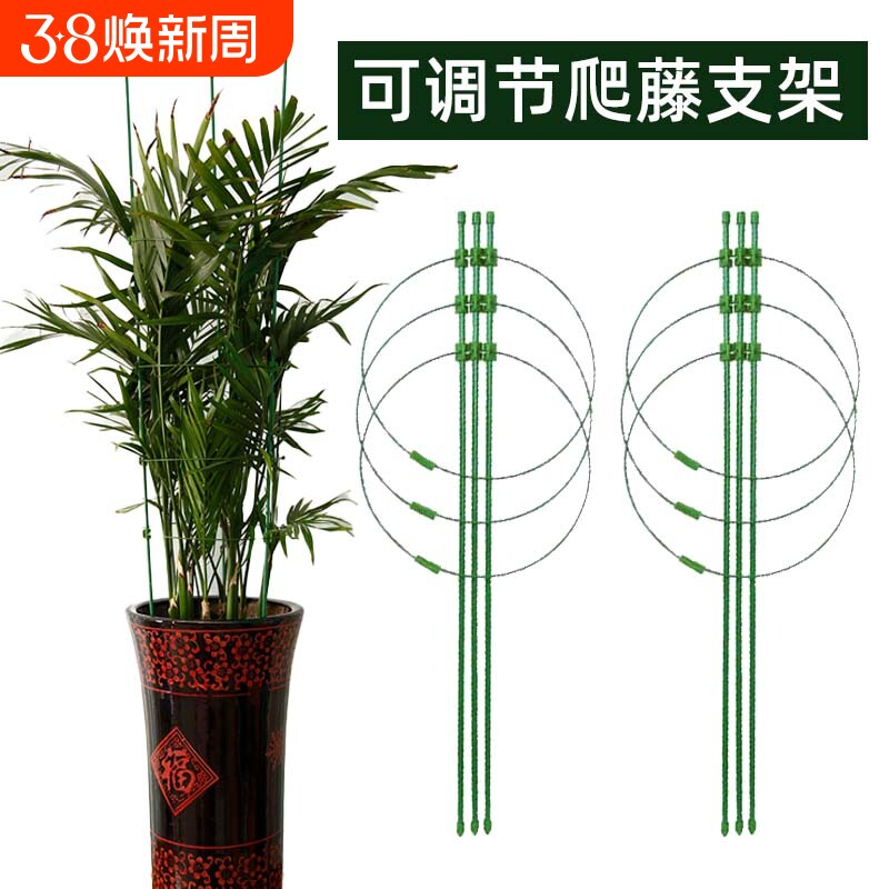 花盆爬藤架花架铁线莲月季园艺架子藤本植物攀爬架花卉防倒支撑杆