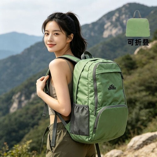 户外双肩包可折叠超轻大容量轻便新款骑行登山包防水旅行旅游背包